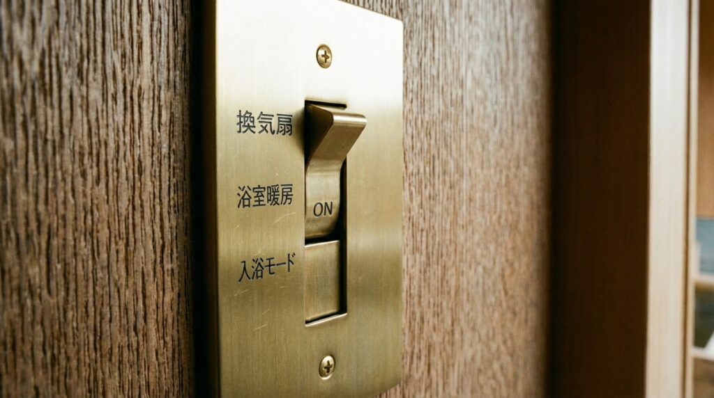 換気扇のスイッチ